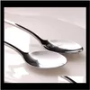 Flatware Kitchen, Dining Bar & Garden Drop Delivery 2021 Stainless Steel Long Handle Spoon Latte Ice Soda Sundae Cocktail Scoop Kitchen Home