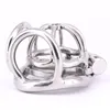 Small Chastity Cage Stainless Steel with Anti-off Ring Locking Metal Penis Testicle Bondage Sex Toys For Man