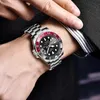 LIGE Business Men Watch Luxury Brand Stainless Steel Wrist Watch Men Chronograph Military Quartz Watches Relogio Masculino 210527