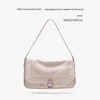 Bolsos de noche Baguette con hebilla de diseñador para mujer, bolso de nailon a la moda para axilas, bolso de hombro grande y monedero, bolso de mano para mujer 2021