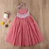 Bear Leader Mädchen Kleid Prinzessin Kleider Abendkleid Elegent Floral Bedrucktes Top Tutu Kleid Ballkleid für Mädchen 210708