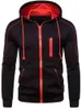 New Fashion Brand Tracksuit Mens Casual Zipper Jacket and Black Pant Sportsuit Cotton Zipper Hoodie Outfit Suit Y1221
