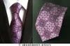 Corbatas Para Hombre 8 cm Neck Ties För Män Lyx 100% Silk Mens Slips 8cm Svart Gravata Jacquard Slim Tie Business Paisley