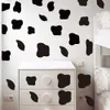 50 Pcs Vache Spot Polka Dot Sticker Mural Chambre réfrigérateur Mignon Vache imprimer Spot Dot Sticker Réfrigérateur Chambre D'enfant Vinyle Décor 210615