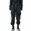 Leerling Reizen Functionele Broek Voorkant Meerdere 3D Pockets Techwear Ninjawear Punk Goth Aesthetic X0723