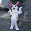 Konijn Mascotte Kostuum Hoge Kwaliteit Cartoon Pluche Dier Anime Thema Karakter Volwassen maat Kerst Carnaval Fancy Dress Halloween Kerstmis Pasen