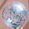 Décoration de fête donner LnflatorSuper Transparent PVC gonflable Sequin ballon de plage eau jouet Po Prop piscine Party180