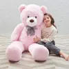 Gigantyczne pluszowe zabawki misie dla dziewcząt wypchana lalka miękka duży płaszcz pusty niedźwiedzi dzieci walentynki Dziewczyna Prezenty 5833572