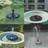 Mini Solar Power Water Fountain for Bird Bath Fountain Vrijstaande Zonnepaneel Kit Water Drijvende Tuin Decors