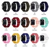 Rem för Apple Watch-band 44mm 40mm 38mm 42mm Justerbar Elastisk Nylon solo Loop armband iWatch series 3 4 5 6