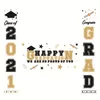 2021卒業期カプレットバナー3個/セット卒業式飾りドアカプレットパーティーバナーYL631