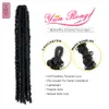 18inches Borboleta Locais Sintéticos Nu Crochet Tranças de Cabelo Twist Senegalese Twist Extensão para Mulheres Negras Faux