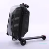 Walizki Creative Scooter Rolling Bagażniki Koła Walizki Walizka Wózek Mężczyźni Podróży Duffle Aluminium Carry On