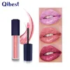 QiCest Metallic Lip Gloss 보습 하이라이트 다이아몬드 진주 립스틱 오래 지속되는 반짝이 입술 유약