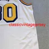 Stephen Curry drewniany drewno biały Jersey Haftery niestandardowy numer nazwy xs-5xl 6xl