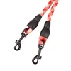 Dog Collars & Leashes Polyester Cotton Two Dogs Leash Comfortable Foam Handle 1 For 2 Outdoor Double Traction Rope Prevent Winding Lead