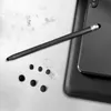 Penna touch screen capacitiva a doppia punta rotonda colorata Penna stilo in metallo con estremità doppie per penna da disegno per tablet per telefono cellulare
