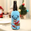 Новейшие рождественские вязаные вина бутылка для бутылки Санта Снеговик Лосью Пиры Бутылки Чехлы Оптом JJF10807