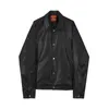 IEFB Vêtements pour hommes Veste en cuir PU à simple boutonnage Mode coréenne Casual Automne Vintage Haute Qualité Manteau Noir 9Y4300 211018