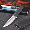 Promotie Survival Rechte mes 8Cr13Mov Satin Drop Point Blade Nylon Plus Glasvezel Vaste Messen Messen met Kydex