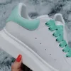 Mulheres homens sapatos múltiplos cor velet plataforma de volta sneakers de couro genuíno treinadores de couro conforto bonito luxurys designers sapato qualidade superior com caixa