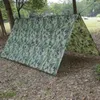 camouflage tarp.