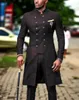 2021 Fashion African Design Slim Fit Men Suits for Wedding Groom Tuxedos Burgundy Oblubieńca garnitury Man Part Party Blazer x090317o