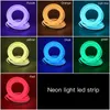 Strips RGB Neon Light 12V LED Strip 3535 Ribbon Sign 5X11MM Outdoor Waterproof Bluetooth Rope Diode Tape 108Leds/m Stripe