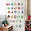 Cartoon Alphabet Wall Stickers A-Z English Letters Home Decoration Children Rooms Home Vinyl Decor Kids Learning Wall Decals 210420