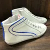 Slayt yüksek top Ayakkabı Kadın Sneakers lüks Eğitmenler Pullu Klasik Beyaz Do-eski Kirli Erkek ayakkabısı