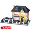 Wange Compatibile City Architecture modello capital building kit block bambini giocattoli bambini mattoni Francia villa villaggio set Q0624