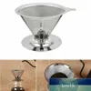 Stainless Steel Double Layer Mesh Coffee Filter Cup Filter Permanent Filter Classic Kitchen Tool Factory price expert design Quality Latest Style Original Status