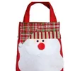 2021 Yeni Yıl Chrismas Noel Baba Çocuk Dokumasız Şeker Hediye Çanta Çanta Kılıfı Düğün Çuval Mevcut Çanta Noel Dekorasyon Sevimli Noel Baba
