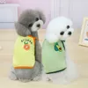 Modello di frutta Canotta Canotta estiva Canotte Cute Puppy Coat Jacket Outfit Cani Abbigliamento Vestiti volontà e sabbia