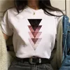 Wvioce Beautiful Geometry T-shirt stampata da donna T-shirt grafica anni '90 Harajuku Tops Cute manica corta Clotehs Donna 24982