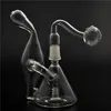 Mini-Glas-Wasserpfeifen, Raucherzubehör, dicke Glasbongs, Heady Dab-Ölplattform-Wasserpfeifen mit 14-mm-Verbindung