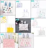 Infant Rabbit ears print Memory Pillow INS Newborn cartoon bunny Support Cushion Pad Baby Stereotypes Pillows 20 colors C5923