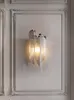 Lâmpada de parede de borla estilo italiano pós-moderno luz de luxo sala de estar quarto de personalidade do quarto