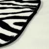 Teppiche 3 teile/satz Flanell Zebra Muster rutschfeste Badezimmer Matten Sets Bad Teppich Kontur Matten Toilettendeckel Abdeckung Wohnkultur