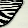 Carpets 3pcs/set Flannel Zebra Pattern Non-slip Bathroom Mat Sets Bath Rug Contour Mats Toilet Lid Cover Home Decor