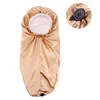 Élastique Double Couche Satin Long Bonnet Femmes Long Cheveux Cap Long Cylindrique Chimio Cancer Chapeau Soins Des Cheveux Dreadlock Bonnet De Couchage