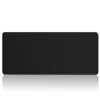 Tappetino da gioco grande nero puro Tappetino per tastiera da tavolo con tastiera extra bloccata Notebook Laptop Gamer Mousepad