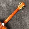 Custom Grand Guilds Jumbo Koa Trä Vintage F50 Akustisk gitarr med 550A Soundhole Pickup Godkännande Gitarranpassning OEM