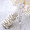 100% handgefertigte Elegante Perlen Patchwork Luxus Hochzeit Blumen für Braut Brautsträuße Hand Dekoration Dekorative Kränze