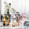 Nordic Glass Table Vase Home Mini Hydroponic Plant Desktop Aromatherapy Accessories Storage Bottle Flower Container Jar 211215