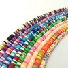 6 MM Coloré Polymère Argile Acrylique Charmes Disque Entretoise Perles Bracelet Collier Doux Poterie Tranche DIY Bohème Lâche Perle Bijoux Accessoires Grossistes