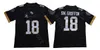 Chen37 College Football UCF Knights Trikot 18 Shaquem Griffin 10 McKenzie Milton University Uniform Team Schwarz Weiß Auswärts genäht Top Qualität