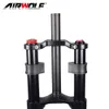 Airwolf MTB 에어 서스펜션 자전거 전면 포크 29er 부스트 다운 힐 자전거 충격 흡수 포크 200mm 여행 1-1 / 8 "110 * 15mm DH 자전거 부품