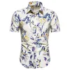 Hawaiiaanse shirt heren zomer strand korte mouw shirts mannen casual floral print oversize aloha shirt losse vakantie vakantie camisas 210524