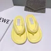 Mules à bulles en coton pour femmes, pantoufles à talons plats, tongs, jolies sandales de loisirs, diapositives de plage et de vacances, été 2021